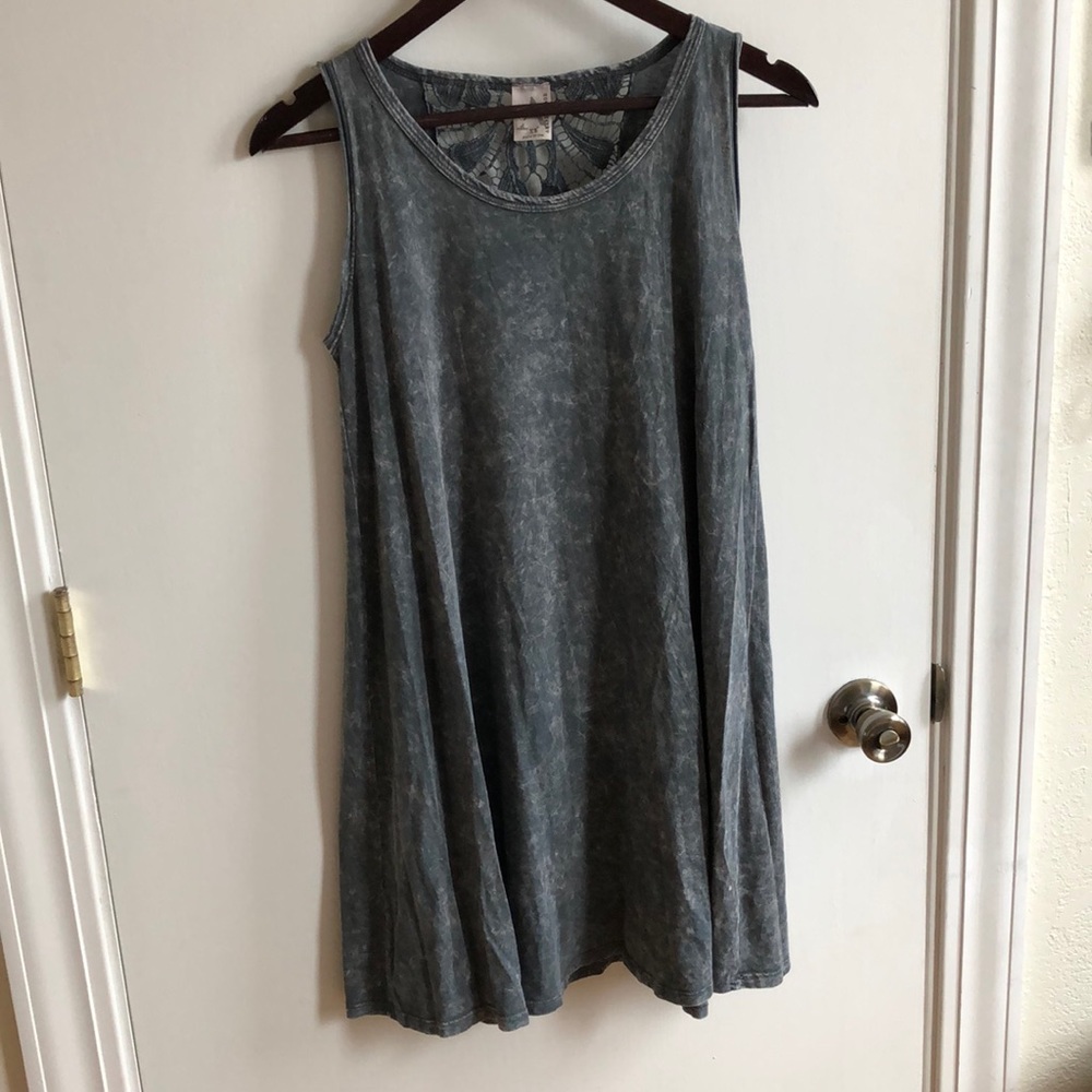 Gray summer rag dress
